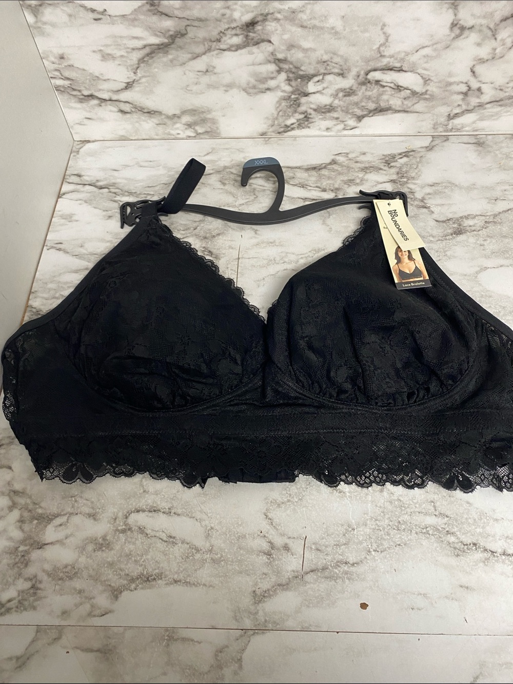 No Boundaries Black Lace Bralette